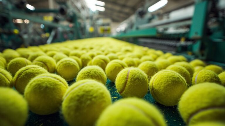 Proces proizvodnje loptica za tenis